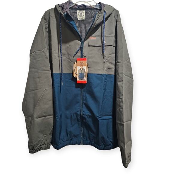 Voyager Jacket SIZE MEDIUM NWT Gray Blue Lightweight - Picture 1 of 2
